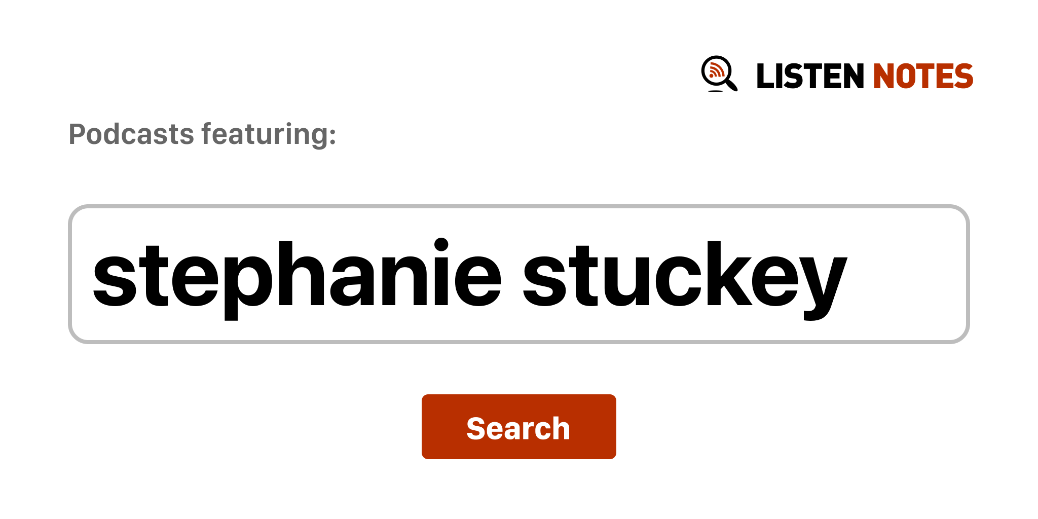 Stephanie Stuckey Các tập podcast hàng đầu